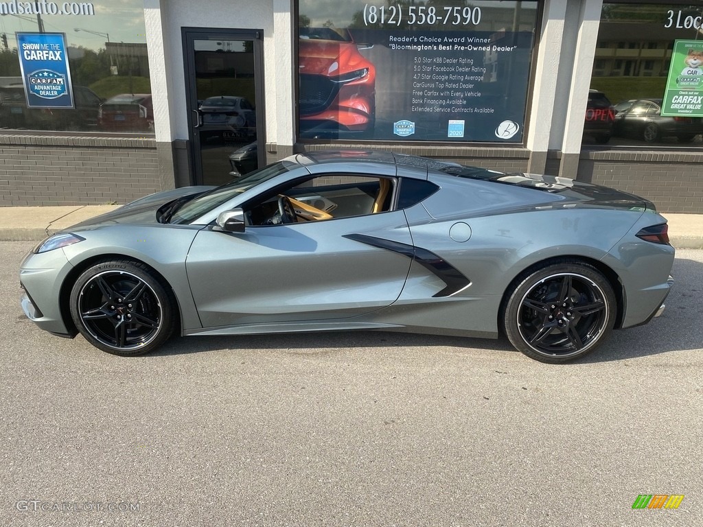 2022 Corvette Stingray Coupe - Hypersonic Gray Metallic / Natural photo #1