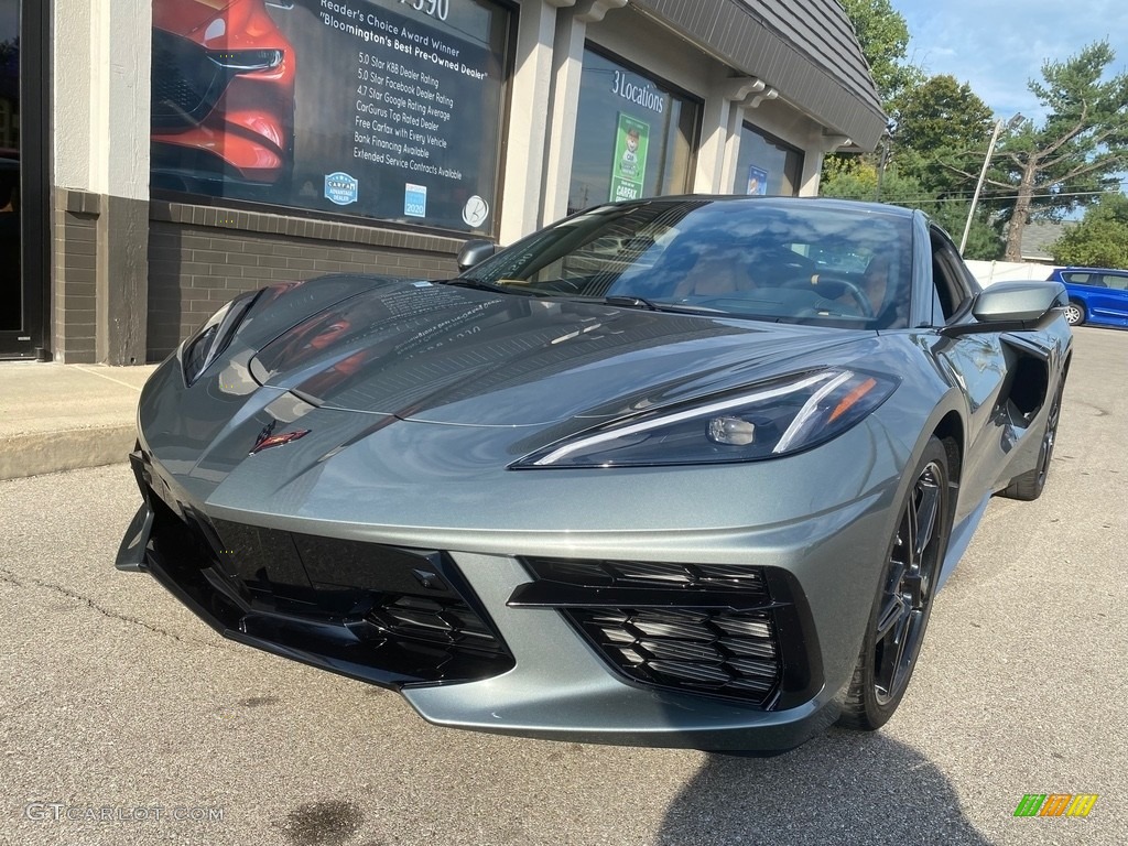 2022 Corvette Stingray Coupe - Hypersonic Gray Metallic / Natural photo #2