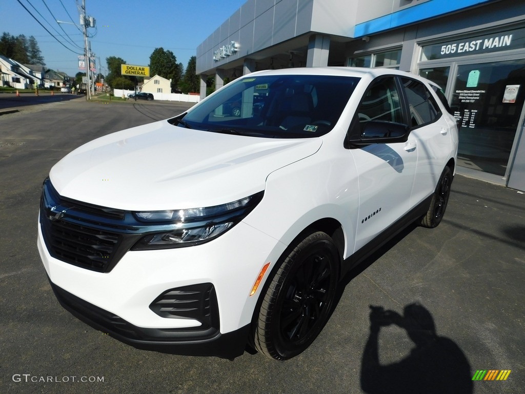 2024 Equinox LS AWD - Summit White / Medium Ash Gray photo #2