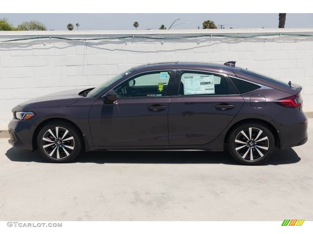 Smokey Mauve Pearl 2024 Honda Civic EX-L Hatchback Exterior Photo #146581705