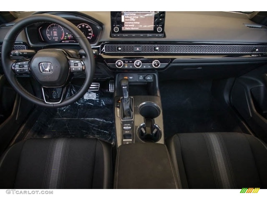 Black Interior 2024 Honda Civic Sport Sedan Photo #146581723