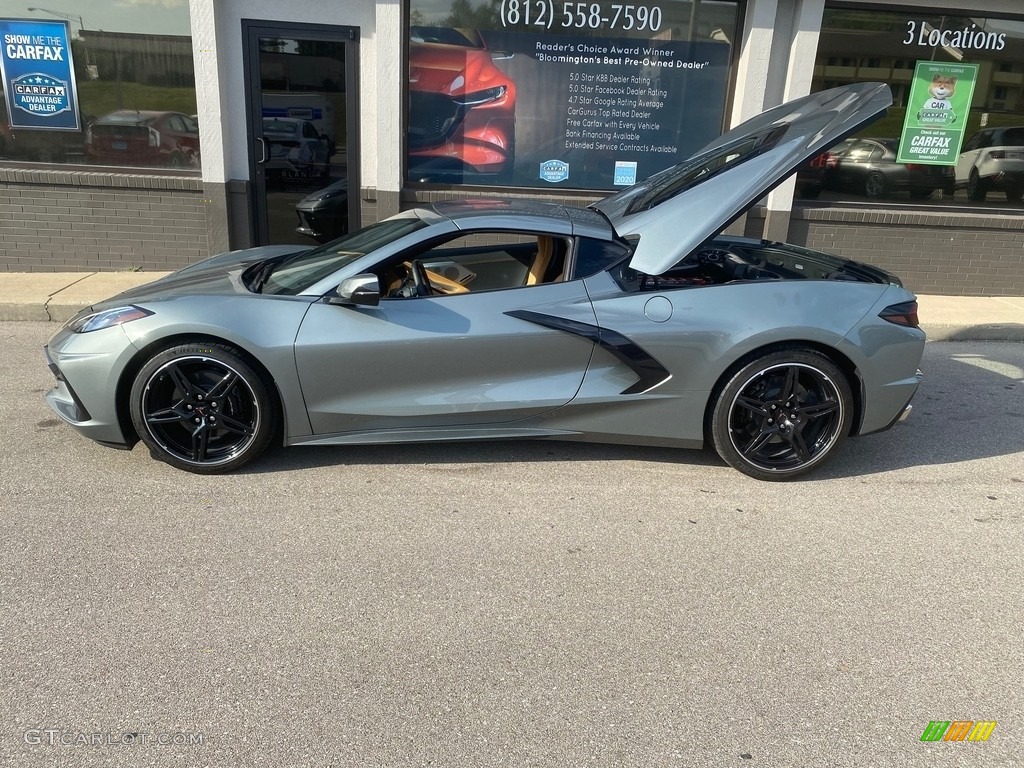 2022 Corvette Stingray Coupe - Hypersonic Gray Metallic / Natural photo #15