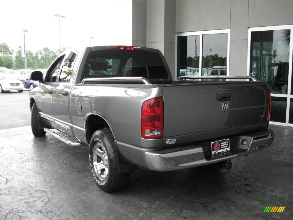 2005 Ram 1500 SLT Quad Cab - Mineral Gray Metallic / Dark Slate Gray photo #6