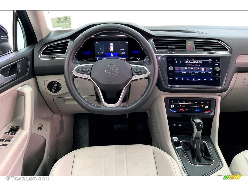 2022 Volkswagen Tiguan SE Storm Gray Dashboard Photo #146581814
