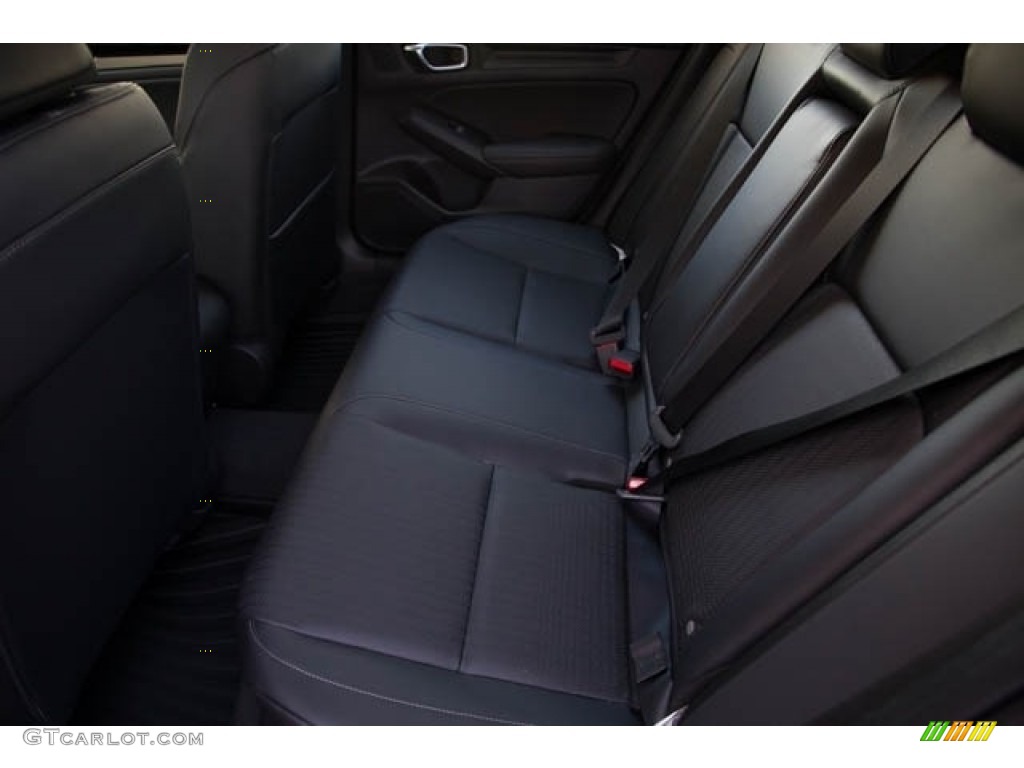 Black Interior 2024 Honda Civic EX-L Hatchback Photo #146581982