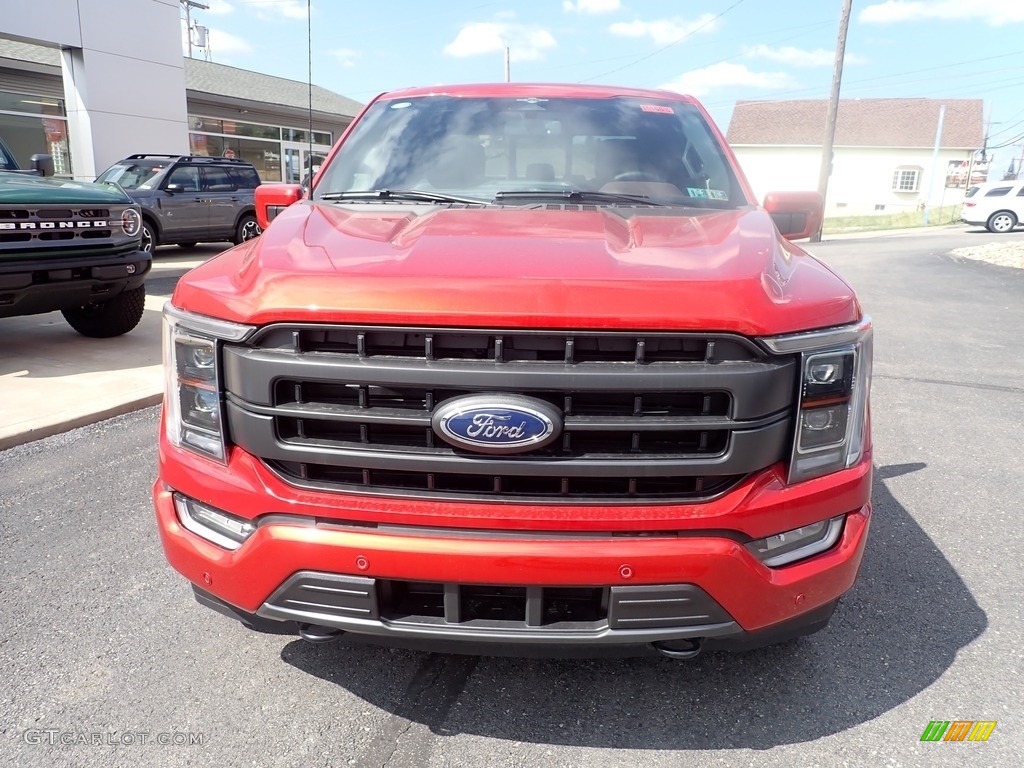 Hot Pepper Red Metallic 2023 Ford F150 Lariat SuperCrew 4x4 Exterior Photo #146582156