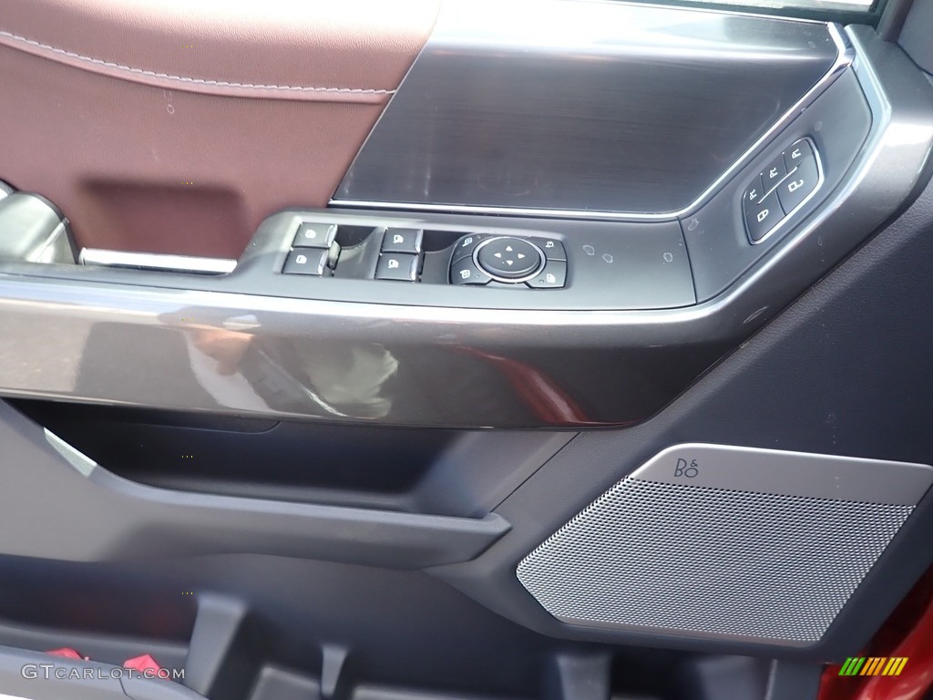 2023 Ford F150 Lariat SuperCrew 4x4 Black Door Panel Photo #146582317
