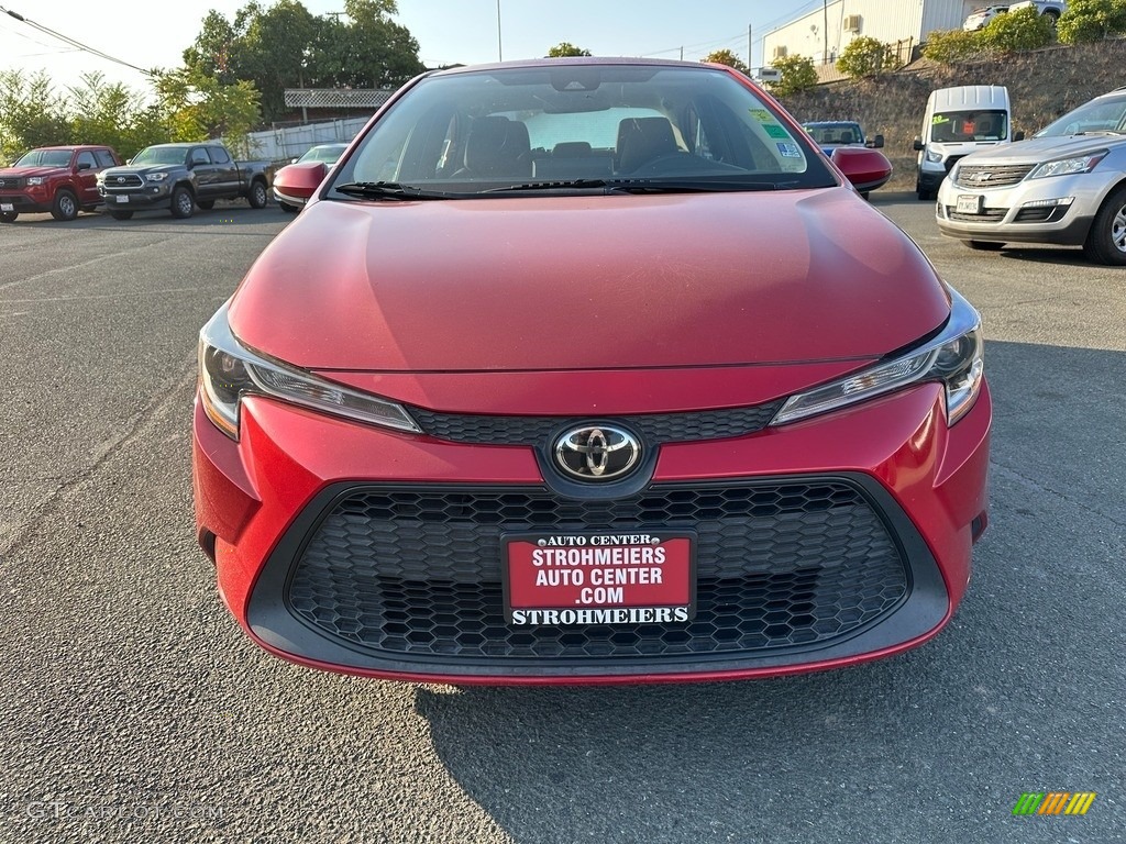 2021 Corolla LE - Barcelona Red Metallic / Black photo #2