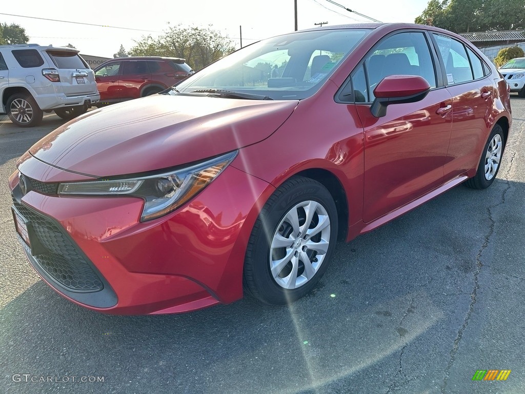 2021 Corolla LE - Barcelona Red Metallic / Black photo #3