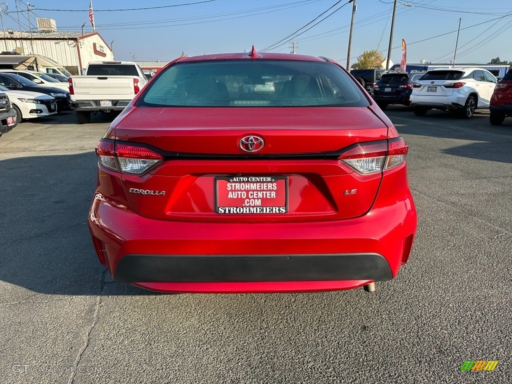 2021 Corolla LE - Barcelona Red Metallic / Black photo #5