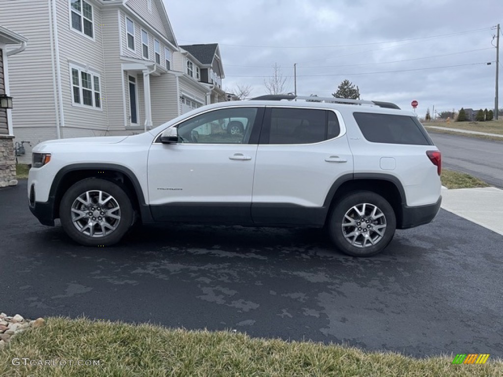 Summit White 2021 GMC Acadia SLT AWD Exterior Photo #146583049