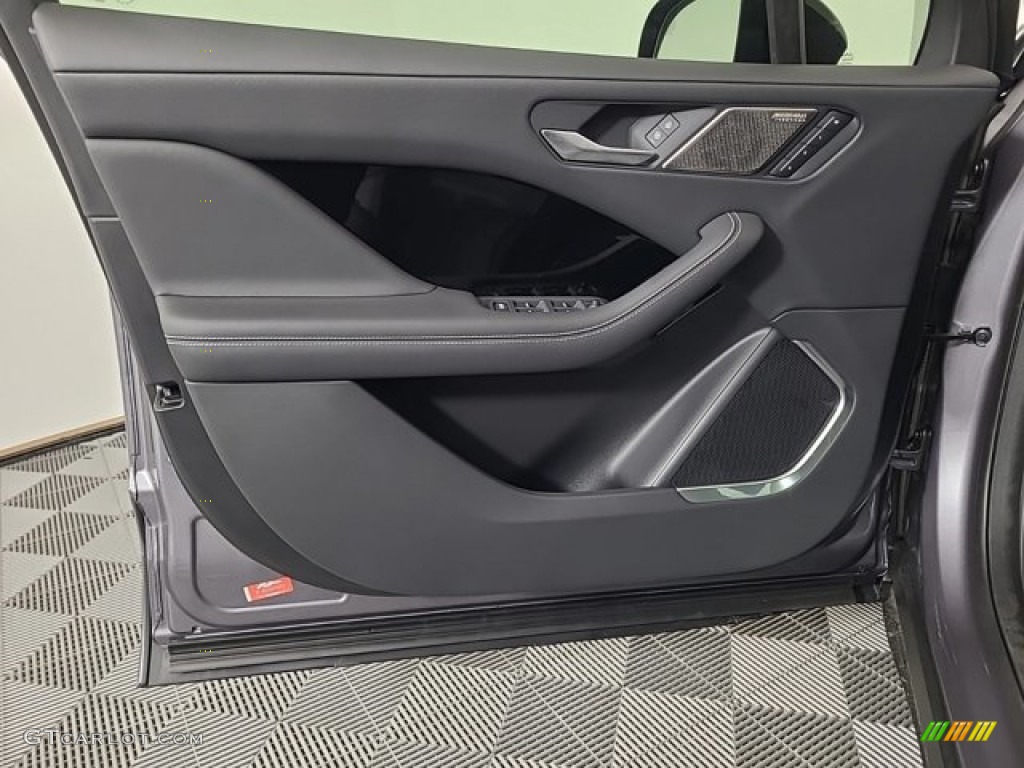 2024 Jaguar I-PACE R-Dynamic HSE AWD Ebony w/Light Oyster Stitching Door Panel Photo #146583209