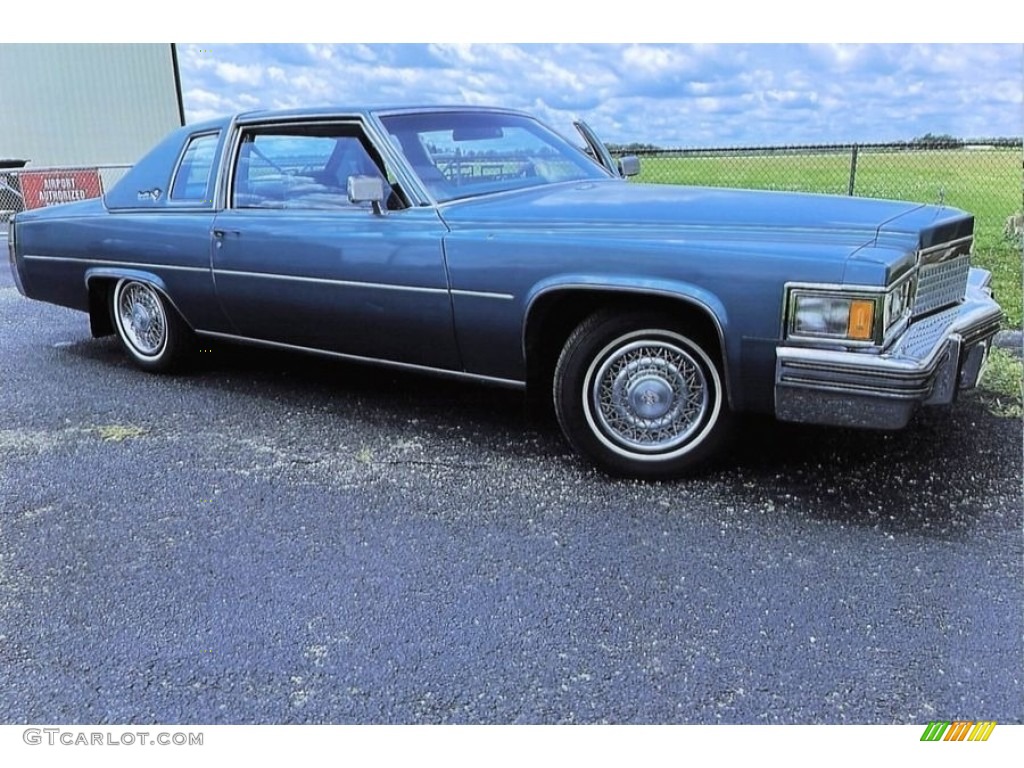 Atlantis Aqua Metallic 1979 Cadillac DeVille Coupe Exterior Photo #146583622