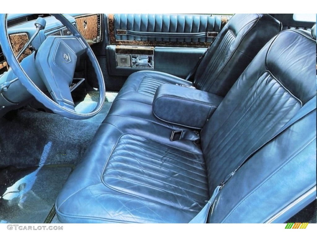Blue Interior 1979 Cadillac DeVille Coupe Photo #146583666