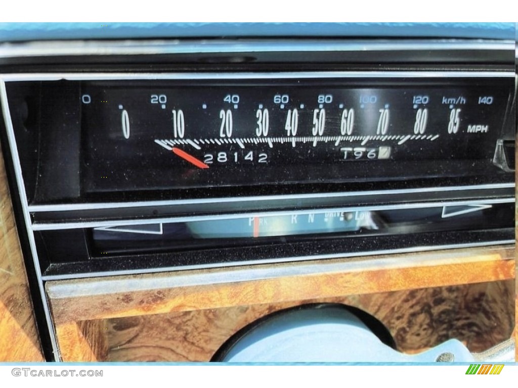 1979 Cadillac DeVille Coupe Gauges Photo #146583705