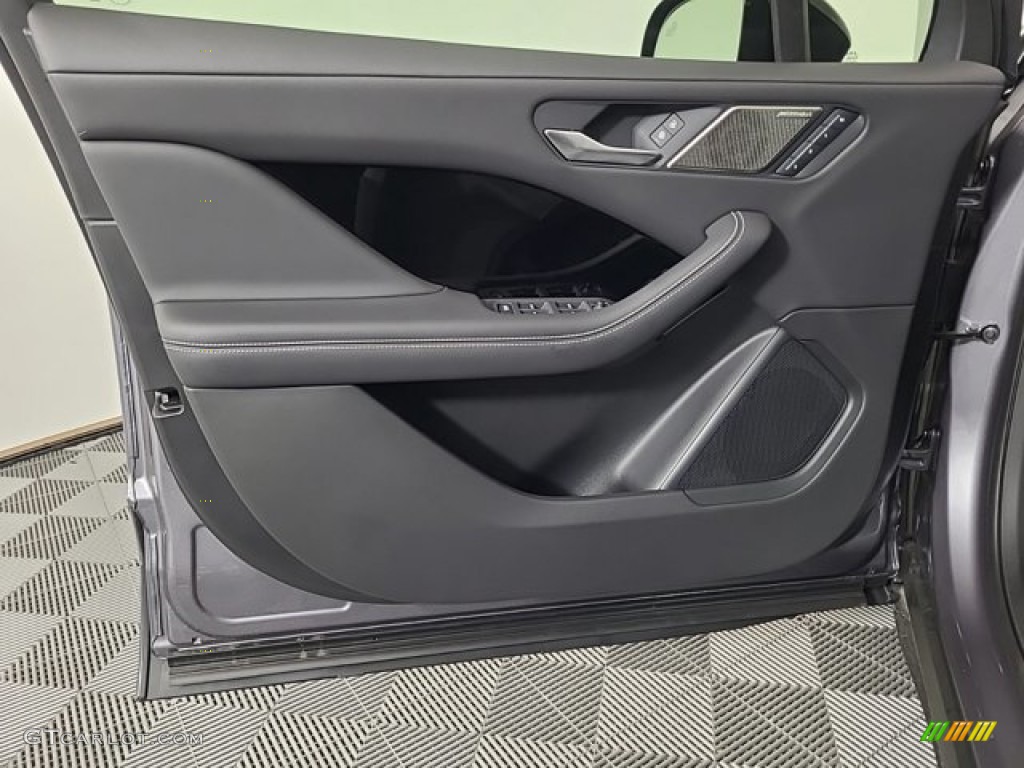 2024 Jaguar I-PACE R-Dynamic HSE AWD Ebony w/Light Oyster Stitching Door Panel Photo #146583794