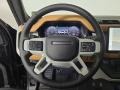 Vintage Tan/Ebony 2023 Land Rover Defender 130 X-Dynamic SE Steering Wheel