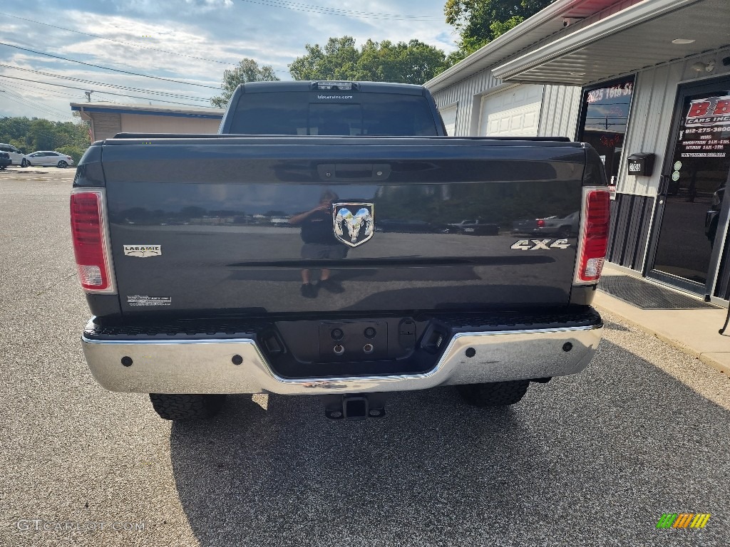 2014 2500 Laramie Mega Cab 4x4 - Maximum Steel Metallic / Black photo #3
