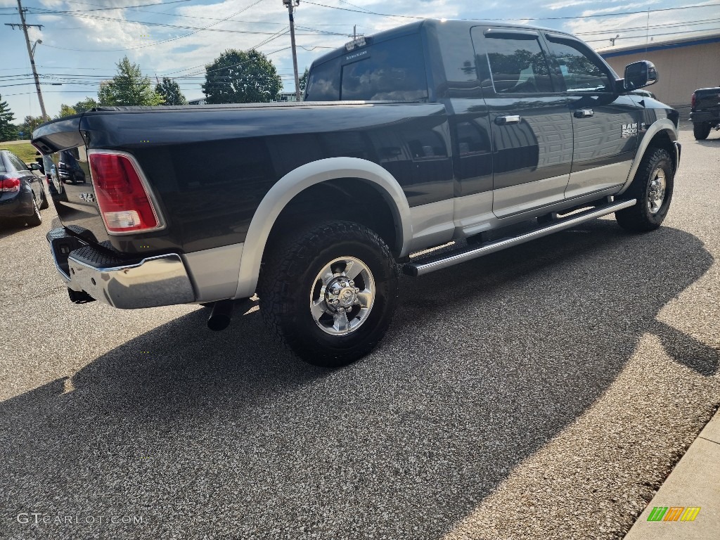 2014 2500 Laramie Mega Cab 4x4 - Maximum Steel Metallic / Black photo #4