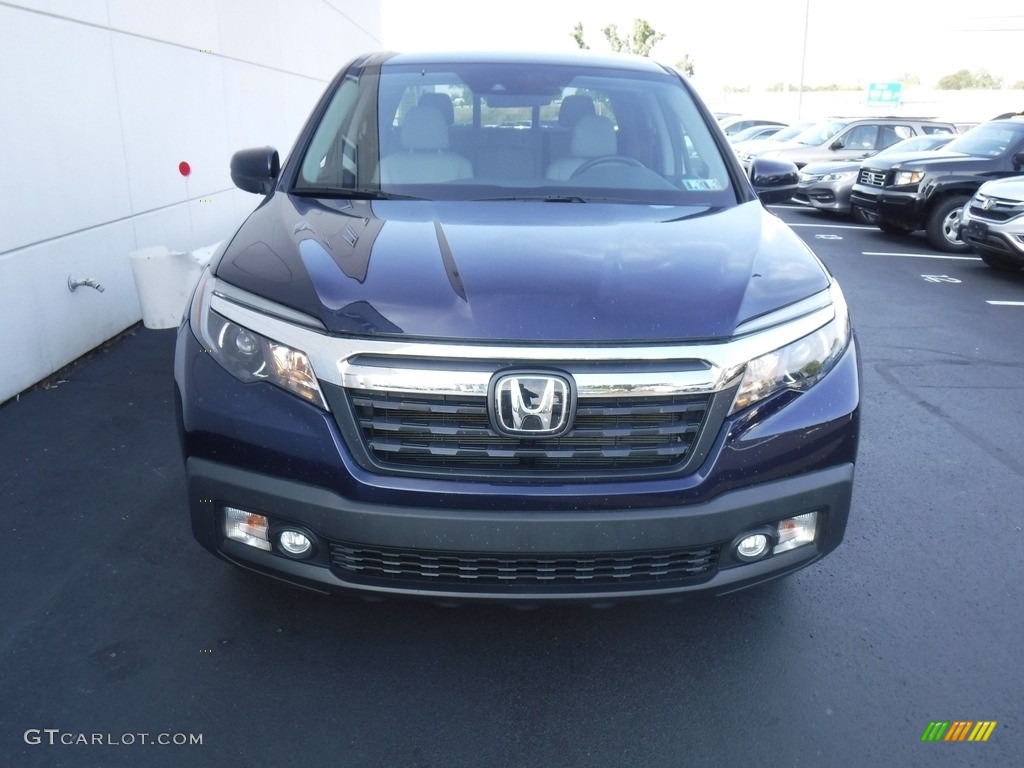 2020 Ridgeline RTL AWD - Obsidian Blue Pearl / Gray photo #3