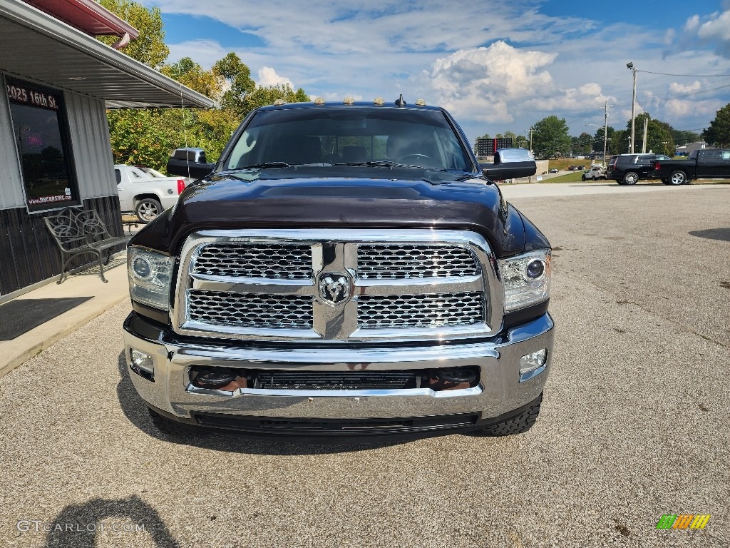 2014 2500 Laramie Mega Cab 4x4 - Maximum Steel Metallic / Black photo #6