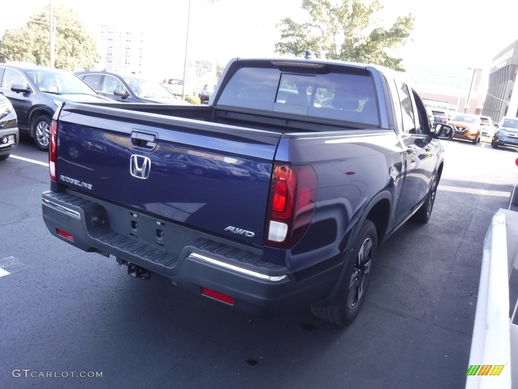 2020 Ridgeline RTL AWD - Obsidian Blue Pearl / Gray photo #5