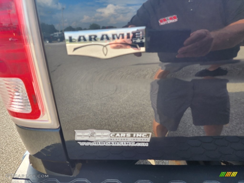2014 2500 Laramie Mega Cab 4x4 - Maximum Steel Metallic / Black photo #20
