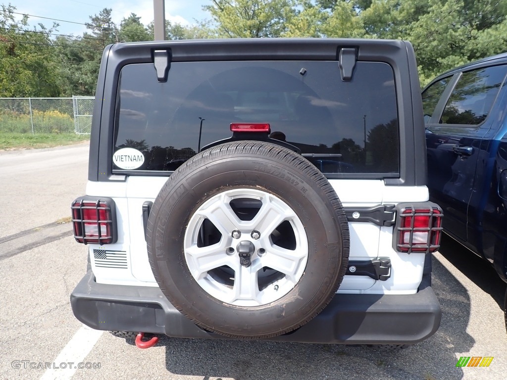 2019 Wrangler Unlimited Sport 4x4 - Bright White / Black photo #4