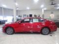 Ultimate Red 2023 Hyundai Sonata SEL Hybrid Exterior