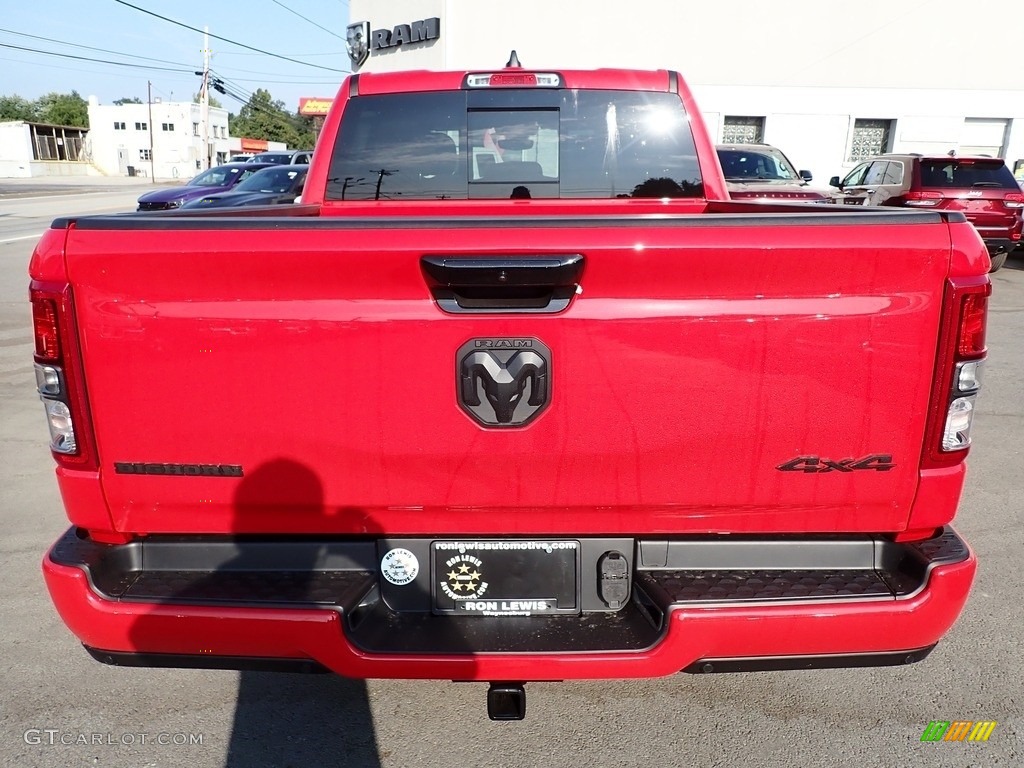 2024 1500 Big Horn Night Edition Crew Cab 4x4 - Flame Red / Black photo #4