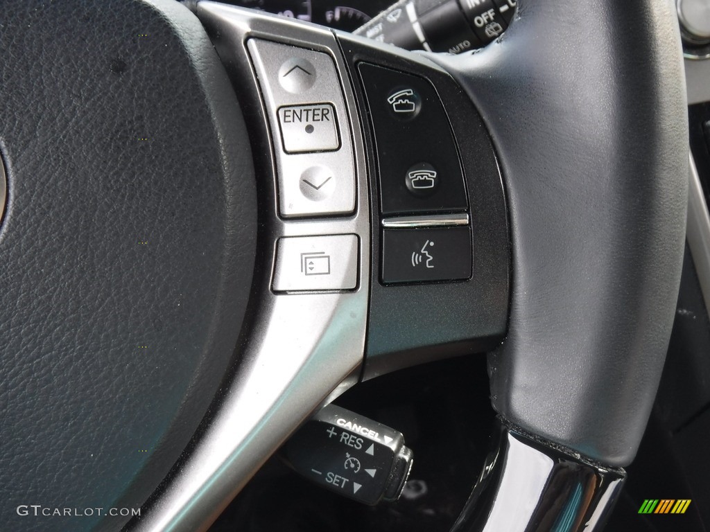 2015 Lexus RX 350 AWD Black Steering Wheel Photo #146587210