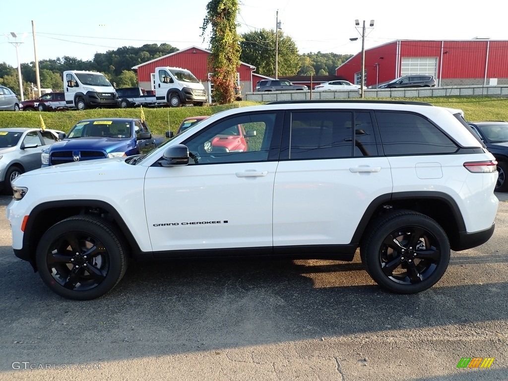 Bright White 2024 Jeep Grand Cherokee Altitude X 4x4 Exterior Photo #146587357