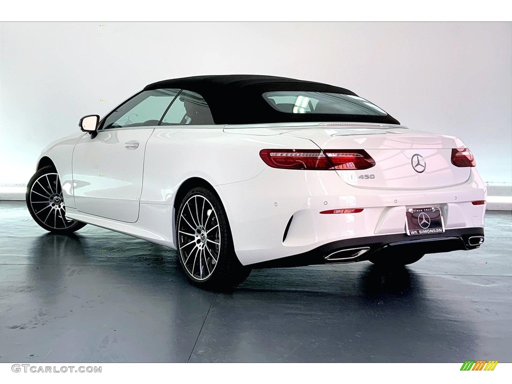 2023 E 450 Cabriolet - Polar White / Saddle Brown/Black photo #2