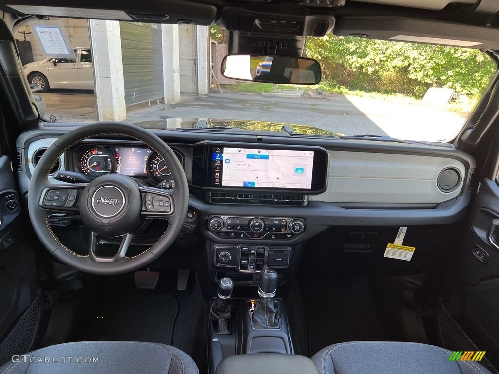 2024 Jeep Wrangler 4-Door Sport S 4xe Hybrid Black Dashboard Photo #146587768