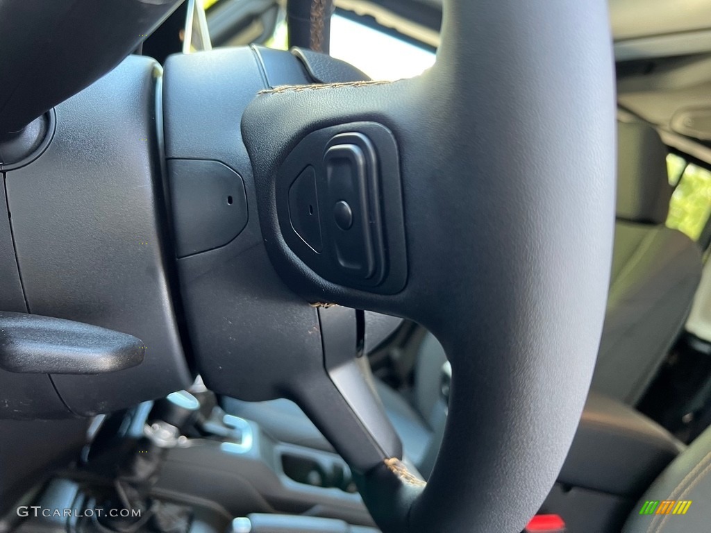 2024 Jeep Wrangler 4-Door Sport S 4xe Hybrid Black Steering Wheel Photo #146587846