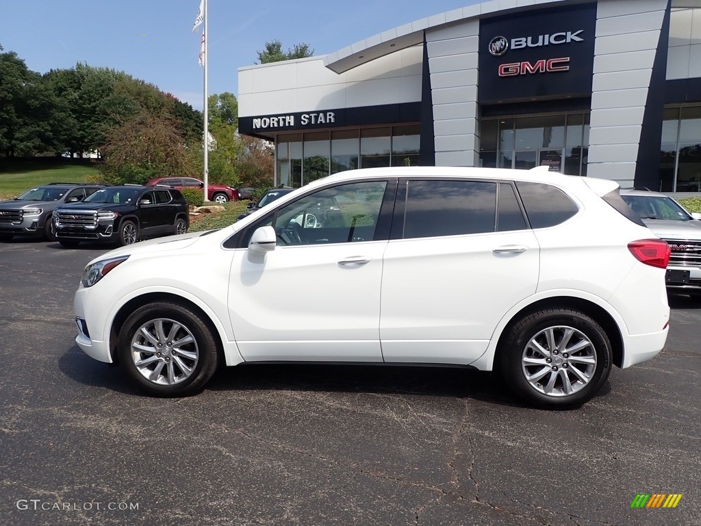 2019 Envision Essence AWD - Summit White / Light Neutral photo #2