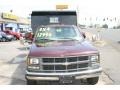 2000 Dark Carmine Red Metallic Chevrolet Silverado 3500 Crew Cab 4x4 Chassis Dump Truck  photo #2