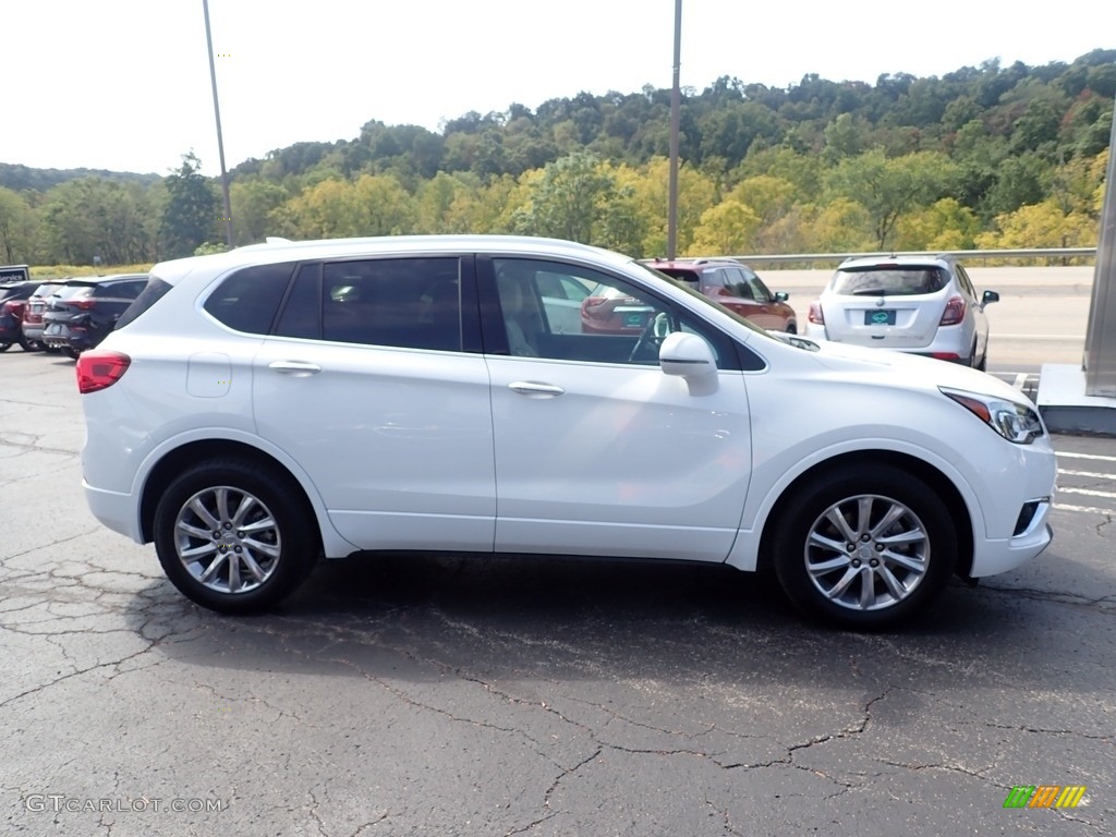 2019 Envision Essence AWD - Summit White / Light Neutral photo #8