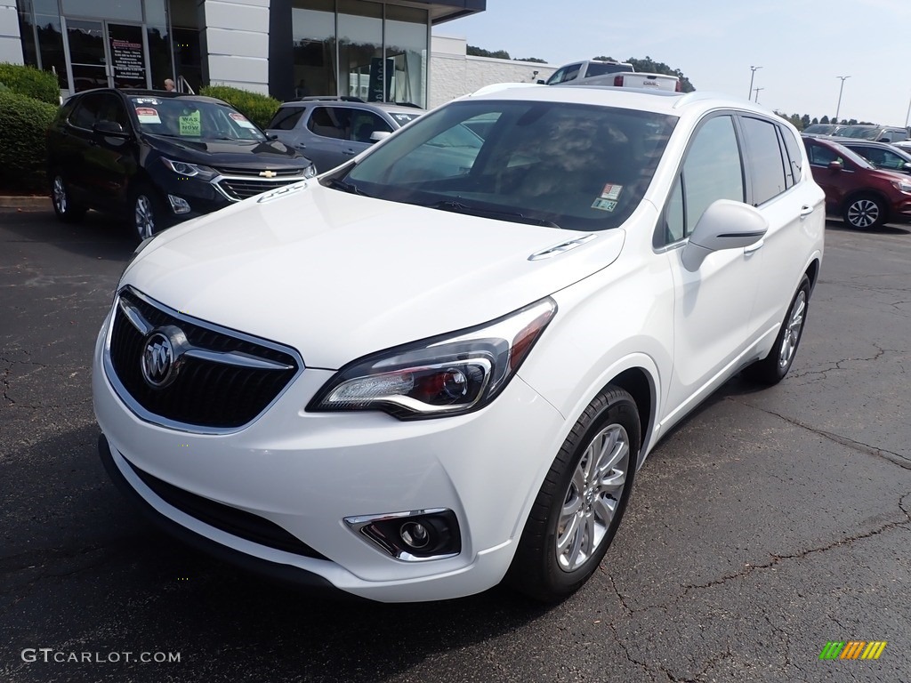 2019 Envision Essence AWD - Summit White / Light Neutral photo #12