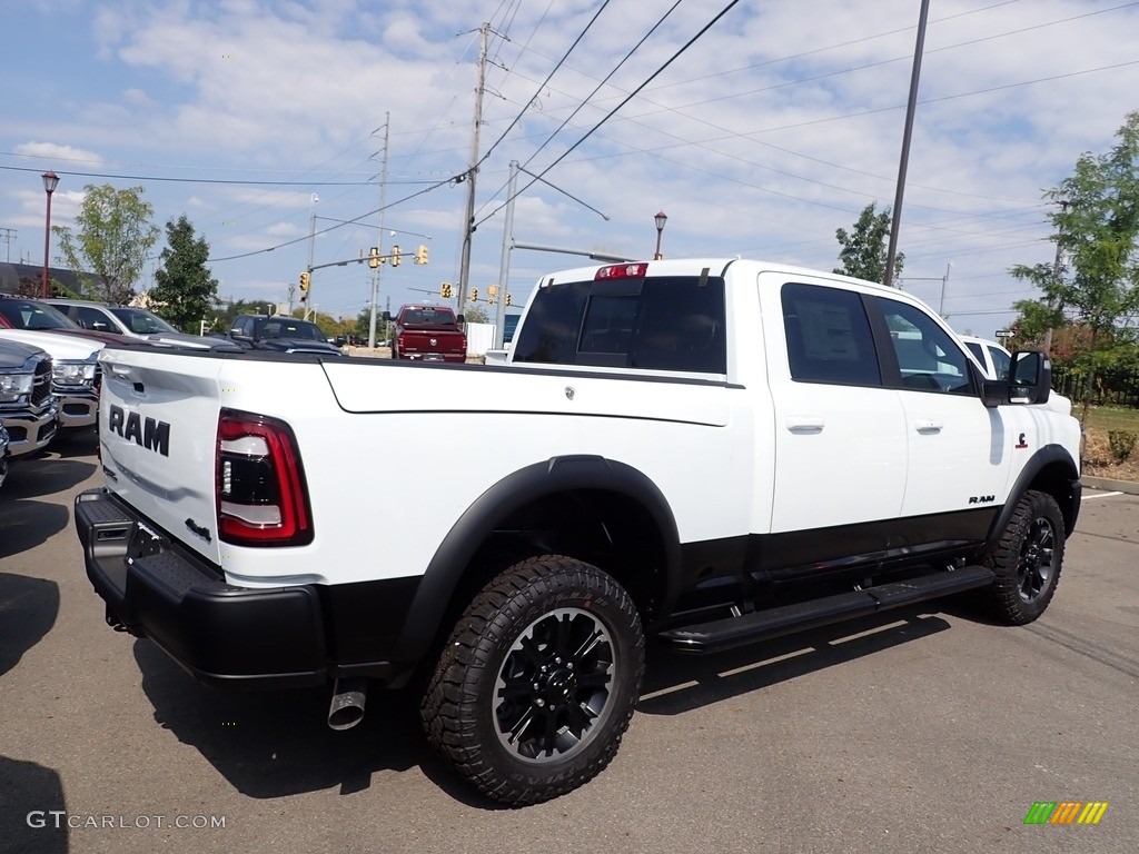 2023 2500 Rebel Crew Cab 4x4 - Bright White / Black photo #5