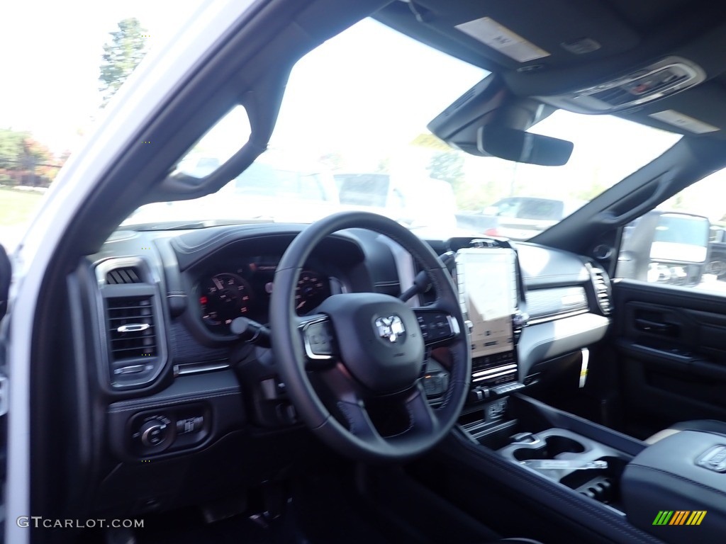 2023 2500 Rebel Crew Cab 4x4 - Bright White / Black photo #13