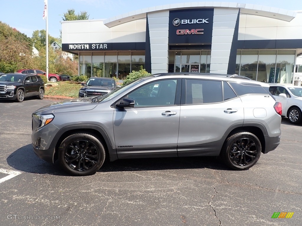 2021 Terrain SLE AWD - Satin Steel Metallic / Jet Black photo #2