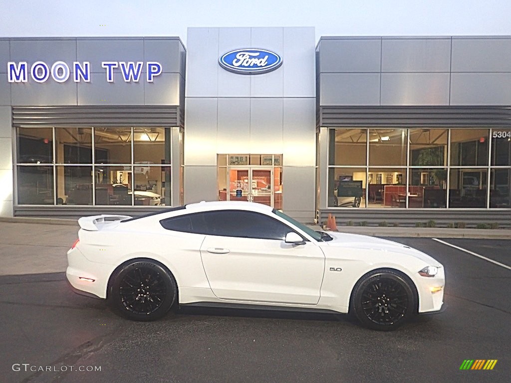 2019 Mustang GT Fastback - Oxford White / Ebony photo #1