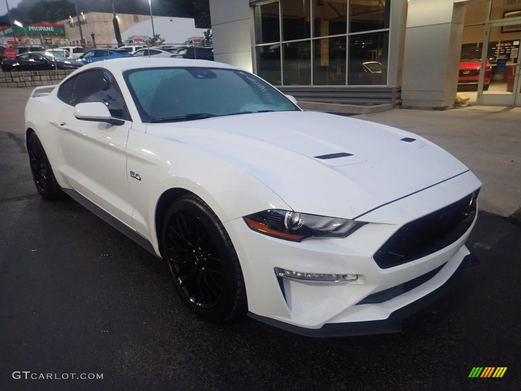 2019 Mustang GT Fastback - Oxford White / Ebony photo #9