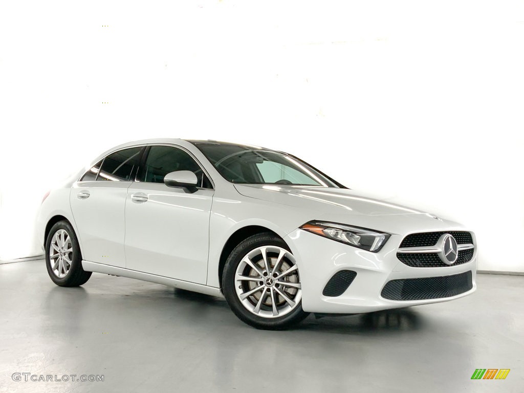 2020 A 220 Sedan - Digital White Metallic / Black photo #2