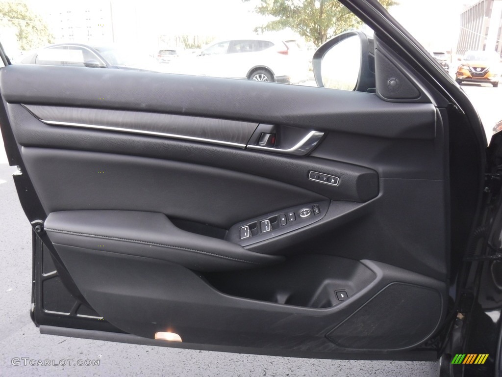 2020 Honda Accord EX-L Sedan Black Door Panel Photo #146589305