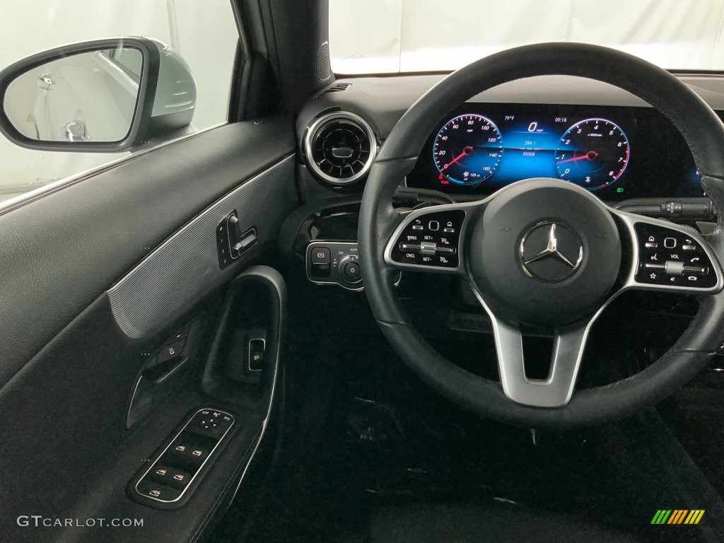 2020 A 220 Sedan - Digital White Metallic / Black photo #24