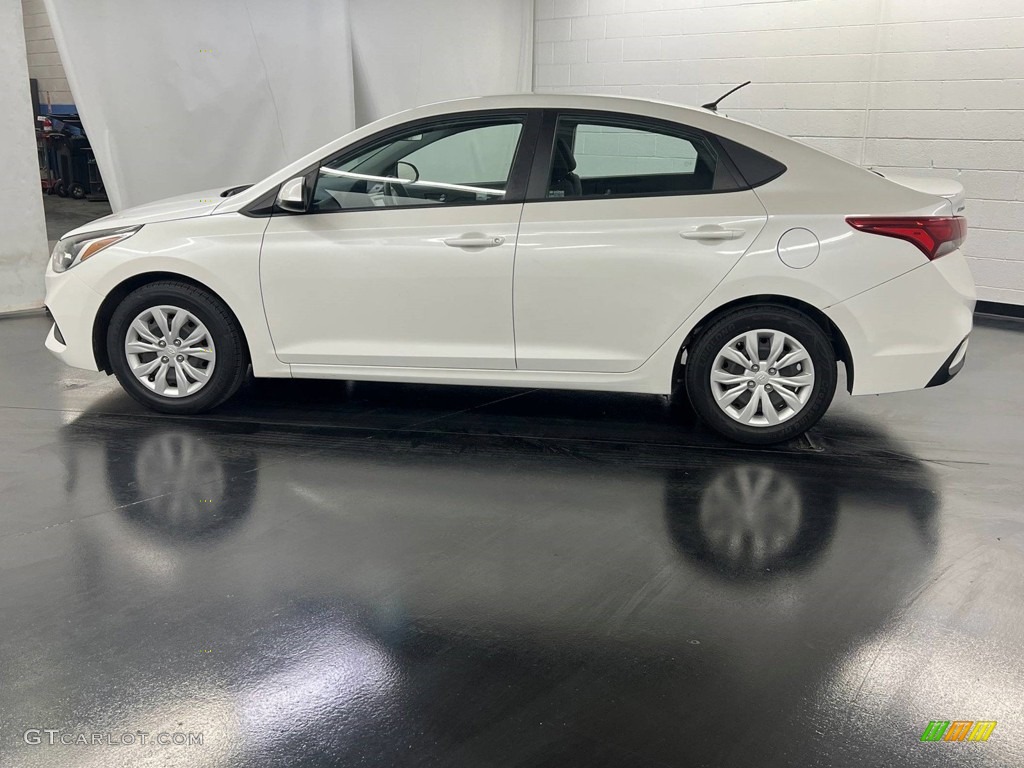 Frost White Pearl 2020 Hyundai Accent SE Exterior Photo #146589487