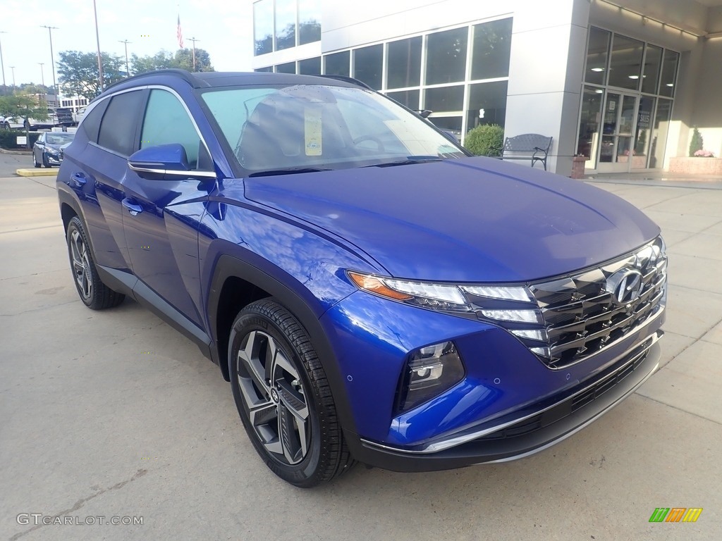 2024 Tucson Limited AWD - Intense Blue / Black photo #9