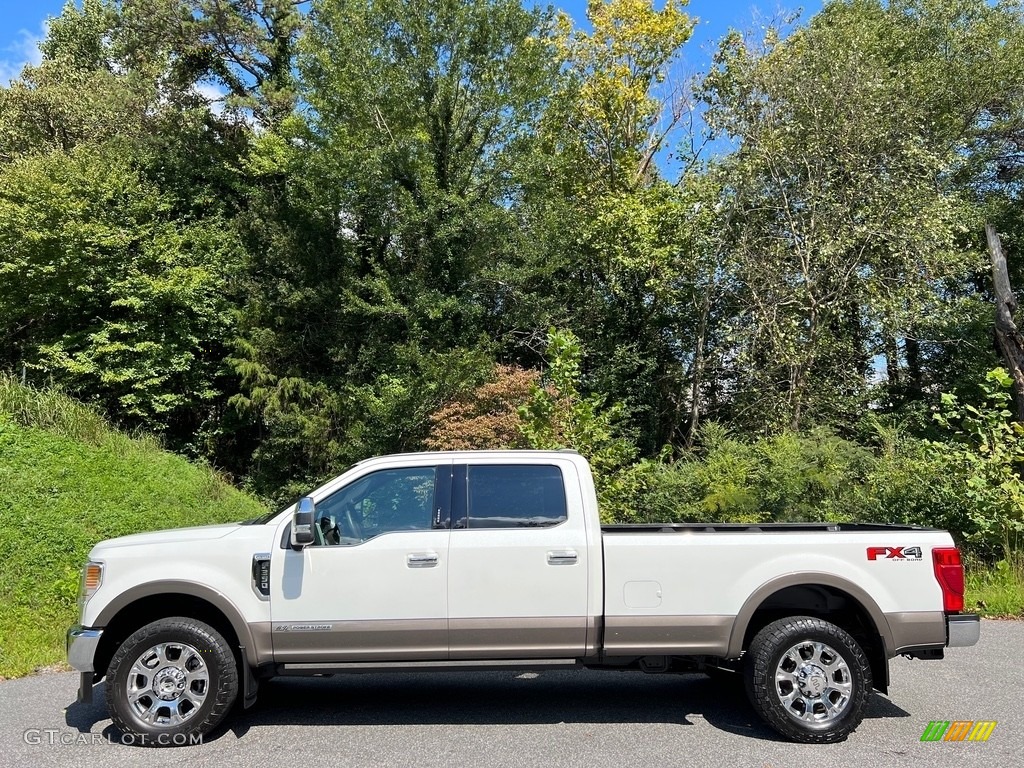 2020 F350 Super Duty King Ranch Crew Cab 4x4 - Star White / King Ranch Kingsville/Java photo #1